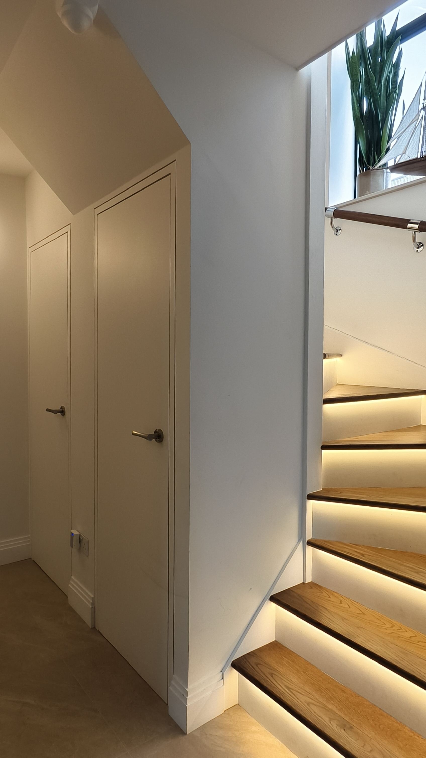 Illuminated staircase