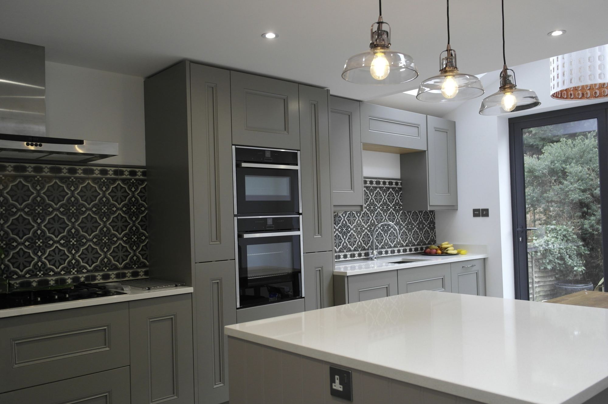 Rear house extension and kitchen installation, Hither Green, South London